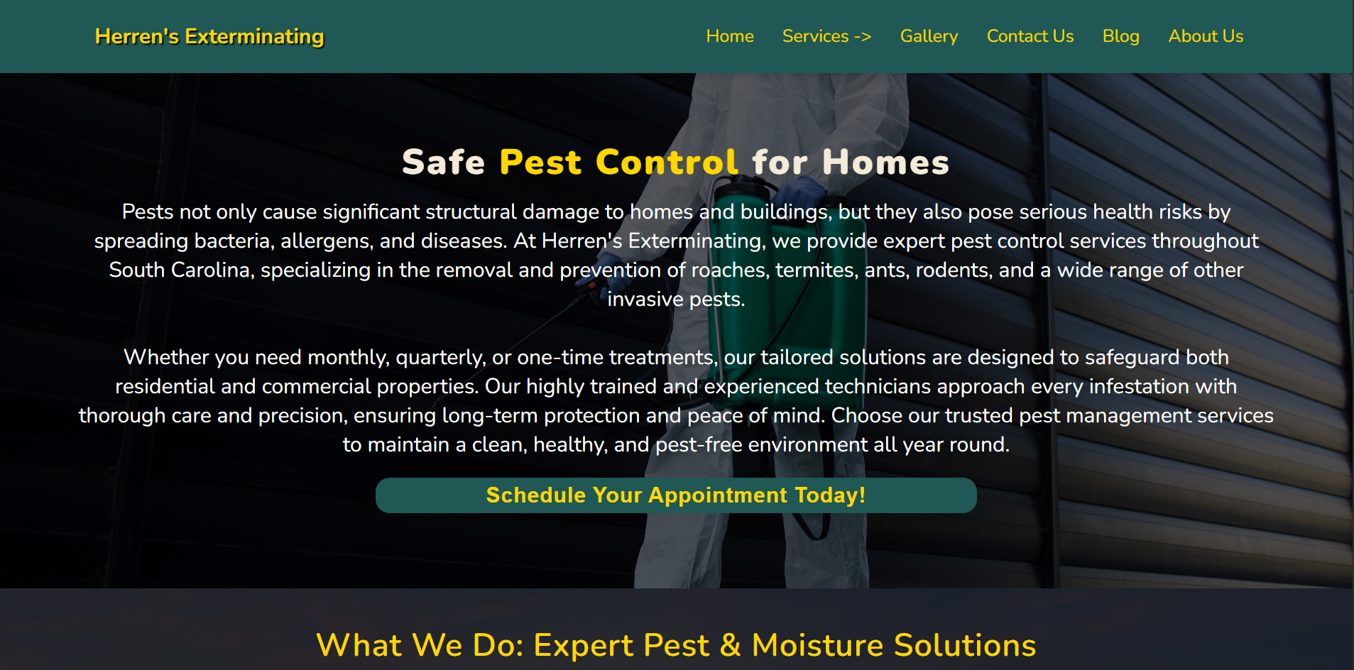 Herren's Exterminating Homepage